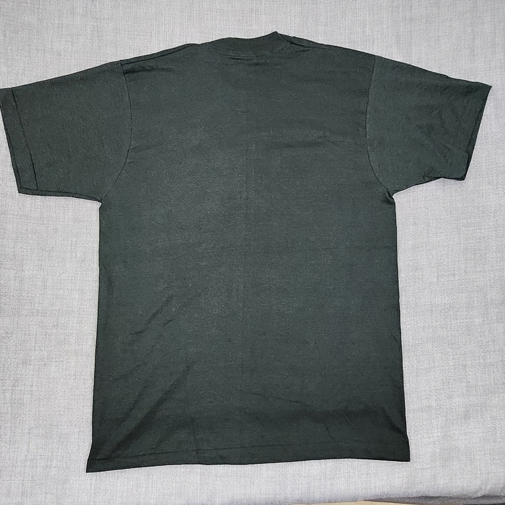 Batman × Fruit Of The Loom Made In USA Single Stitch Black Logo Tee Shirt Large - Picture 4 of 7